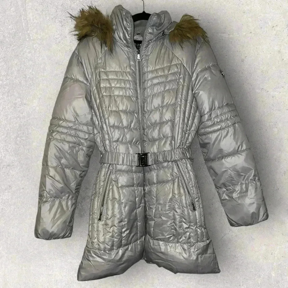Guess size large puffer coat